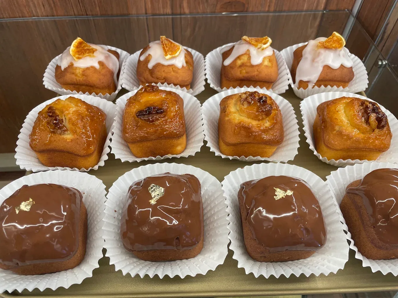 Assorted Korean breads and pastries at Peterpan Bakery, Southport
